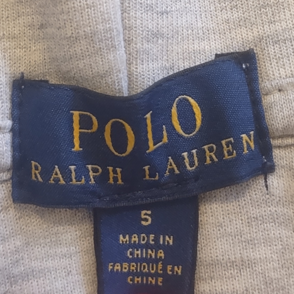Ralph Lauren Polo Authentic hoodie zip front .sz S 5 kids blue label - Picture 7 of 8